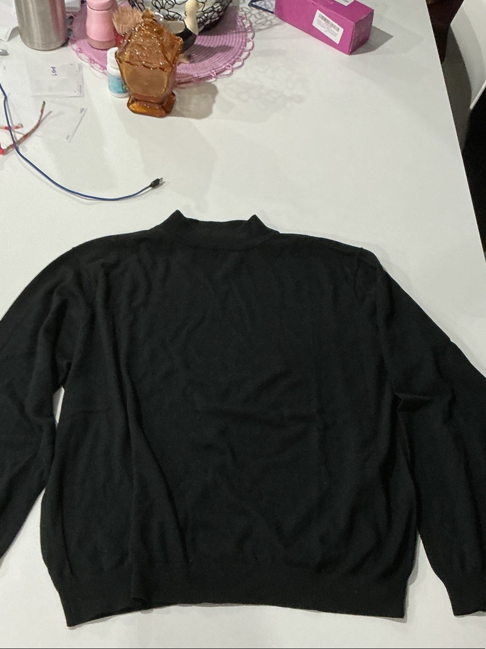 Paul Fredrick Black Turtleneck Sweater